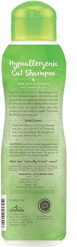 Tropiclean Cat Deep Cleansing Shampoo Berry Coconut 12oz.