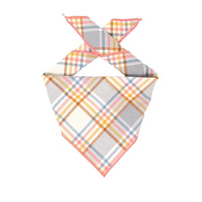 Flannel Dog Bandana, Plaid Bandana, Spring Plaid, Fall Bandana, High Quality Fabric