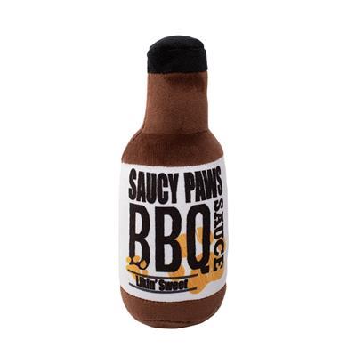 SAUCY PAWS BBQ SAUCE PLUSH DOG TOY