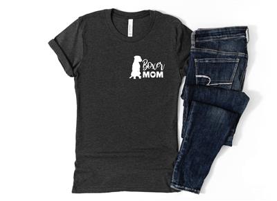 BOXER MOM  Shirt | People Shirts | Printed Tshirt | Human Dog Gear | Unisex