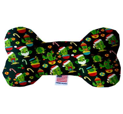 Christmas Cactus Bone Dog Toy