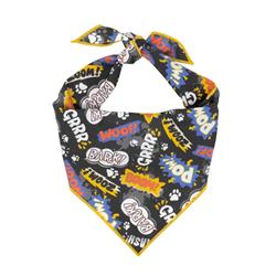 Super Hero Dog Bandana | Woof, Bark, Grr