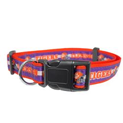 NCAA Clemson Satin Pet Collar