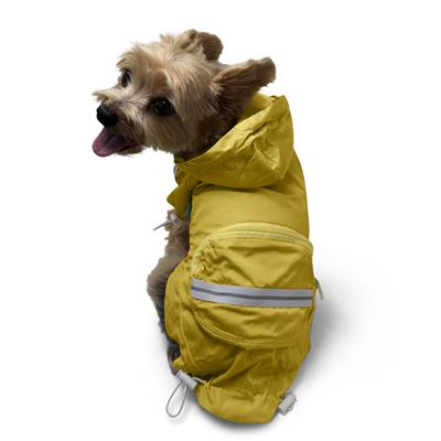 Pocket Raincoat Pastel Yellow