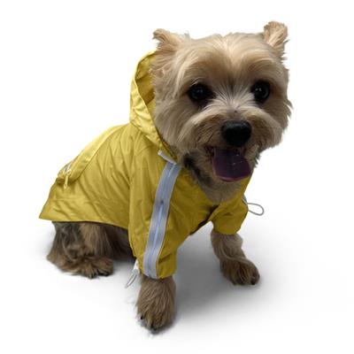 Pocket Raincoat Pastel Yellow