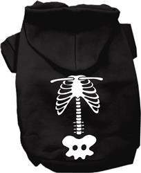 Paw Skellington Costume Screen Print Dog Hoodie