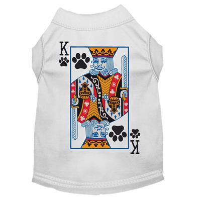 King of Clubs Costume Screen Print Dog Shirt
