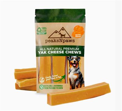 Honey Yak Milk Chews - Large Sized Value Packs (3 Chews)