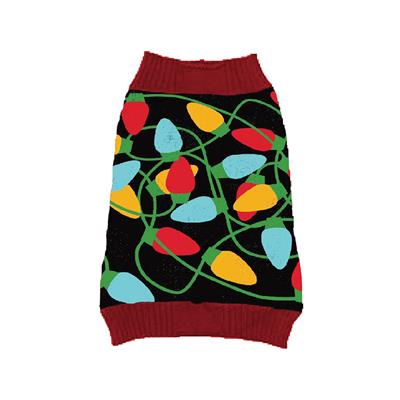 Bulbs Pattern - Dog Holiday Sweater