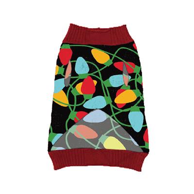 Bulbs Pattern - Dog Holiday Sweater