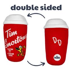 Tim Snortons Coffee Dog Toy (Double Sided)