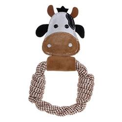 Daisy COW Rope Ring - Country Tails Dog Toy