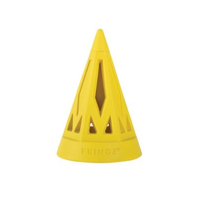 You Cone Do It (Yellow) Rubber Dog Toy