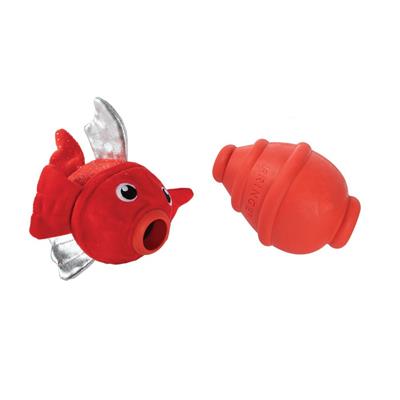 Reel Me In Rubber/Plush Dog Toy