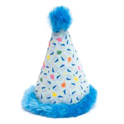 Blue Birthday Hat Cat Toy