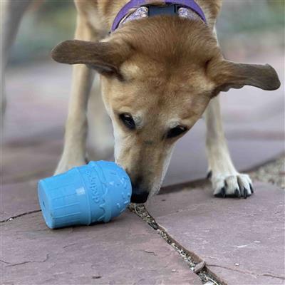 Ice Cream Cone Durable PUP-X Rubber Chew Toy and Treat Dispenser