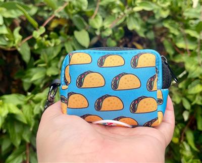 Blue Taco Tuesday | Poop Bag Holder | Dog Waste Bag Holder | Dog Walking Accessories