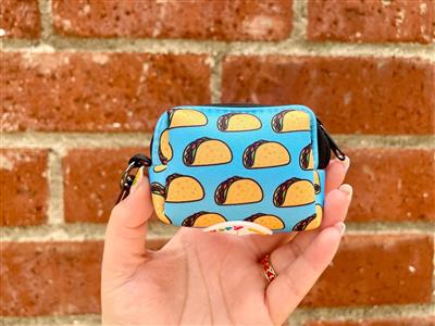 Blue Taco Tuesday | Poop Bag Holder | Dog Waste Bag Holder | Dog Walking Accessories