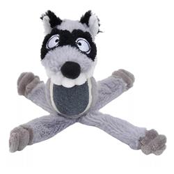 Coastal Pet Li'l Pals Tennis Ball Plush Dog Toys Racoon 6"