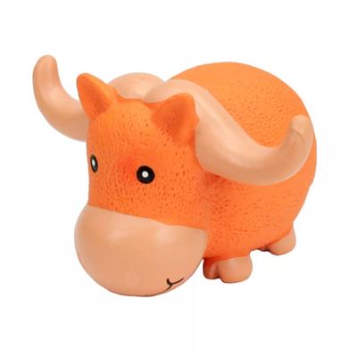 Coastal Pet Rascal Grunt Toys Big Horn Bull 6.5"