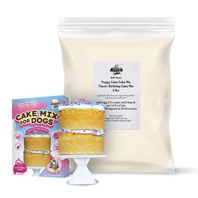 Bulk Puppy Cake - Dog Birthday Cake Mix - 5 lb. Bag