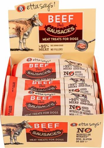 Etta Says Sausage Link, Beef - Case of 12 1.25oz bars