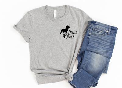 DOXIE MOM  Shirt | People Shirts | Printed Tshirt | Human Dog Gear | Unisex