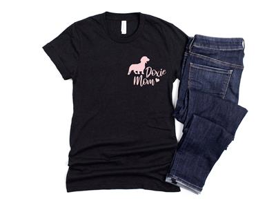DOXIE MOM  Shirt | People Shirts | Printed Tshirt | Human Dog Gear | Unisex