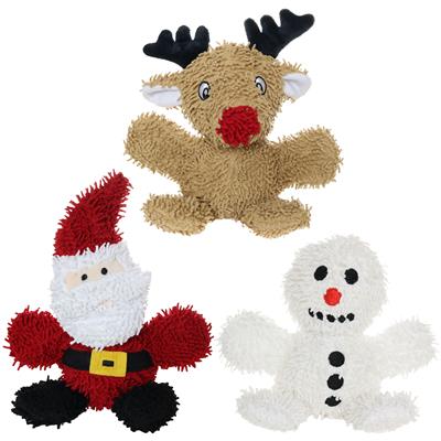 Mighty® Microfiber Ball Santa Snowman & Reindeer PDQ - 15 Units