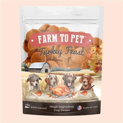 Turkey Feast Chips 12oz from Farm to Pet