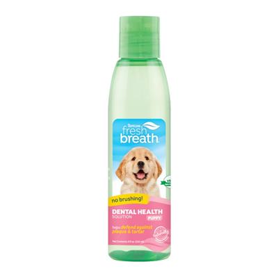 TropiClean Fresh Breath Dental Health Solutions for Puppies 1ea/8oz.