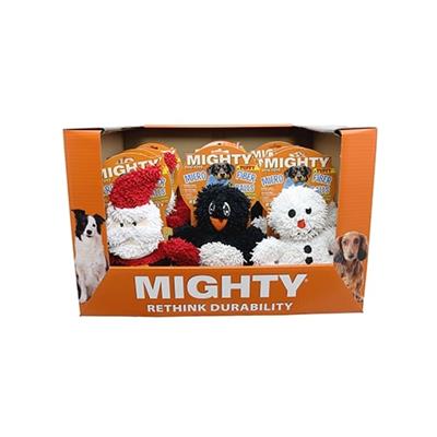 Mighty® Microfiber Ball Santa Snowman & Penguin PDQ - 15 Units
