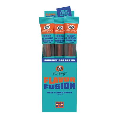 Etta Says Dog Flavor Fusion Chew 1.75oz. Beef (Case of 12)