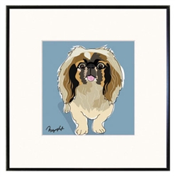 Framed Print: Pekingese
