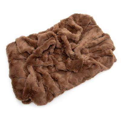 Nesting Bed - Mocha Brown Minky Fur