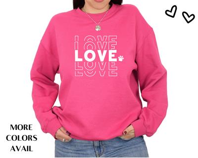 Valentine Sweatshirt | Unisex Crew Neck | LOVE Crewneck Sweatshirt | Holiday Shirt | People Shirt
