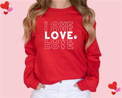Valentine Sweatshirt | Unisex Crew Neck | LOVE Crewneck Sweatshirt | Holiday Shirt | People Shirt