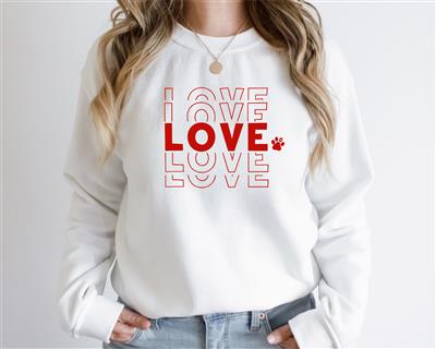 Valentine Sweatshirt | Unisex Crew Neck | LOVE Crewneck Sweatshirt | Holiday Shirt | People Shirt