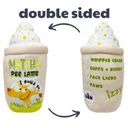 Matcha Pee Latte Dog Toy (Double Sided)