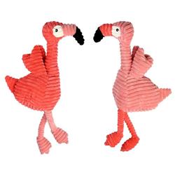 Multipet Pet Envy Corduroy Flamingos Dog Toy Assorted 1ea/17 in