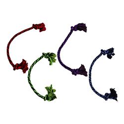 Multipet Nuts for Knots 2-Knot Rope Dog Toy Assorted 1ea/48 in