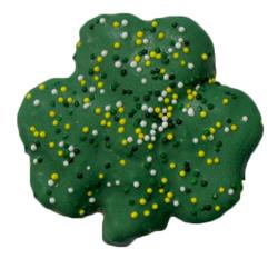 Saint Patty's Day Shamrock Gourmet Granola Dog Treat