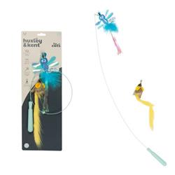 Wire Dragonfly & Mouse Wand 2pk Cat Toy