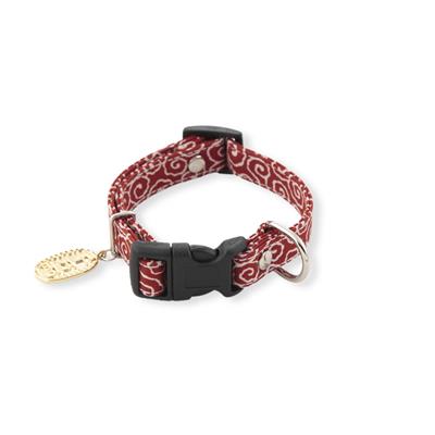 Ninja Dog Collar (Medium, Red)