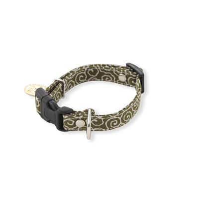 Ninja Dog Collar (Medium, Green)