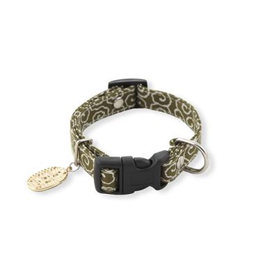 Ninja Dog Collar (Medium, Green)