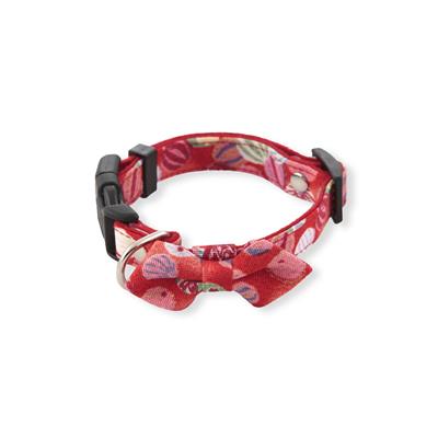Origami Bow Tie Dog Collar (Small, Red)