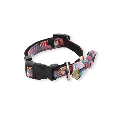 Origami Bow Tie Dog Collar (Small, Black)