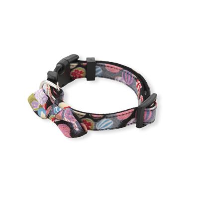 Origami Bow Tie Dog Collar (Medium, Black)