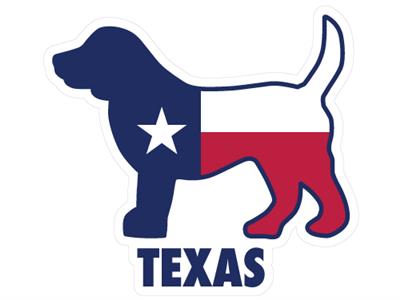 Texas Dog - 3" Sticker